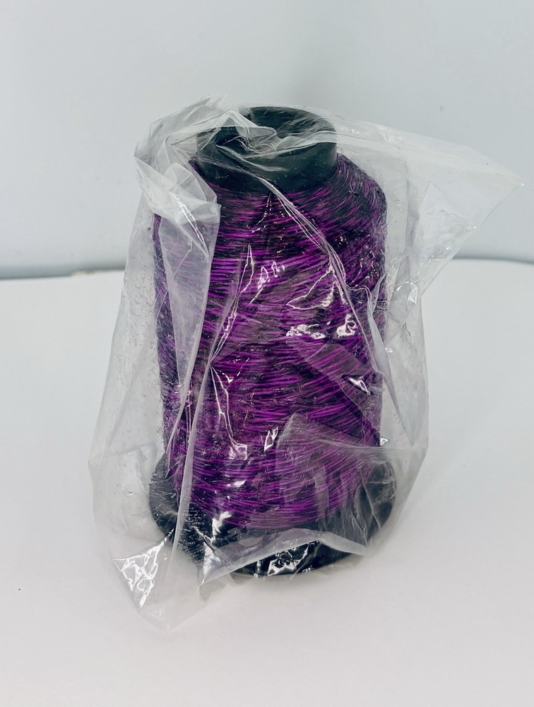 BCY 452X Bowstring Material 1/4 lb Partial spool 4 oz. Black / Black Cherry Mix