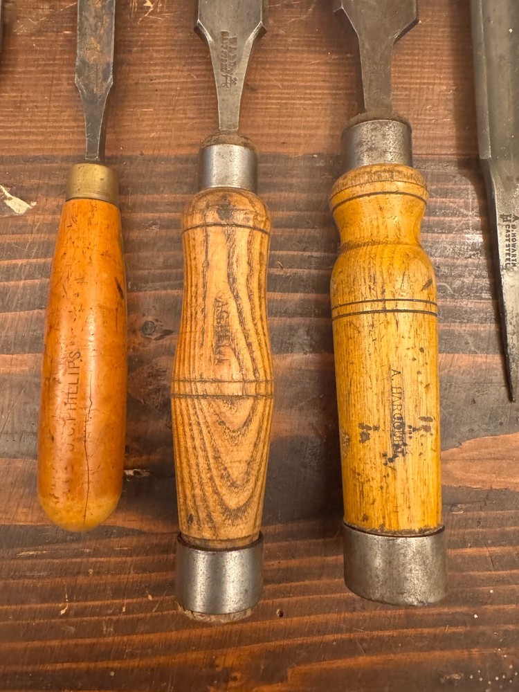 British Paring Gouges Chisels British Woodwork Tools