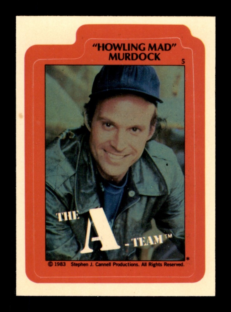 1983 TOPPS A-TEAM BASE SET & STICKERS / SEE DROP DOWN MENU