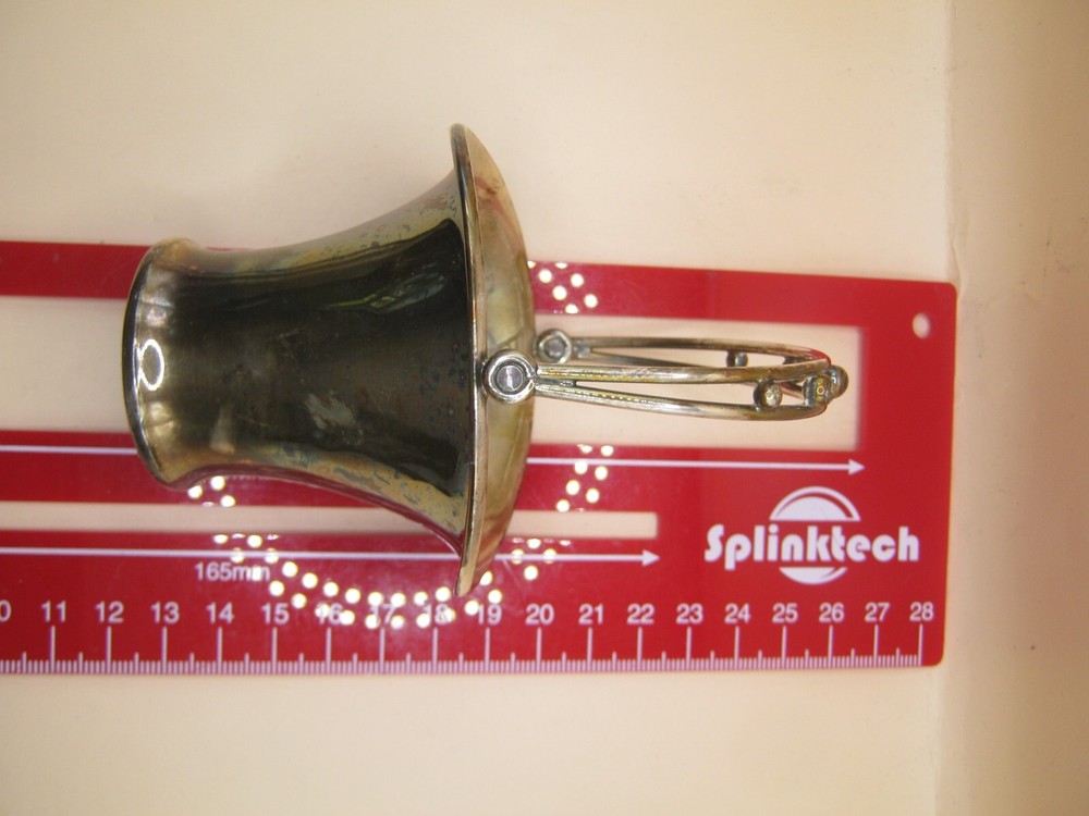 Vintage Denmark Solid Silver Basket Toothpick Holder E Dragsted Marked STERLING