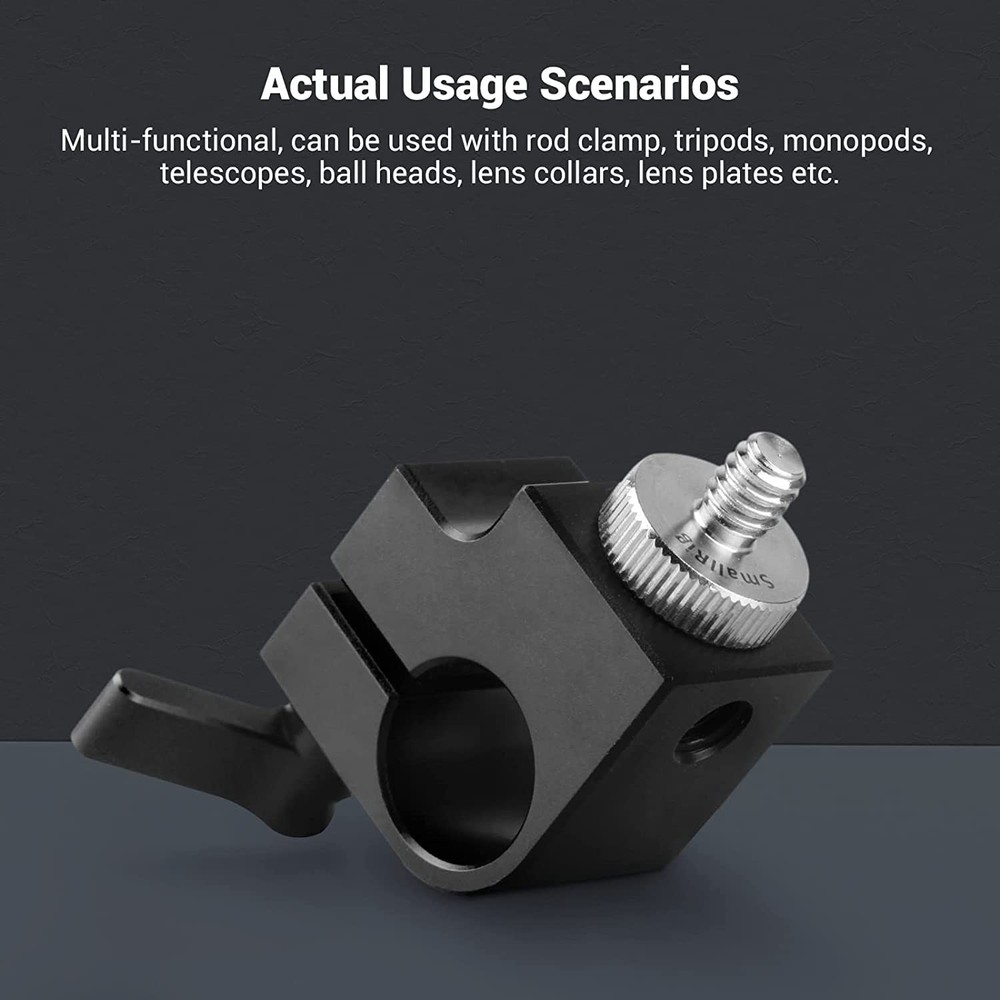 SmallRig 1/4" to Male Threaded Screw Adapter 2pcs, thread