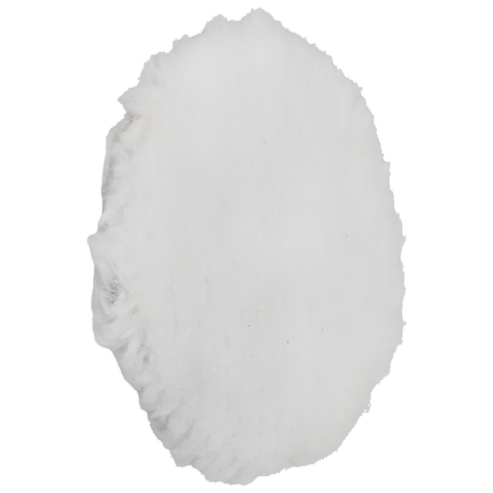 10pcs Lambskin Wool Buffing Pads 3inch Hook Loop Polishing Wool Buffer