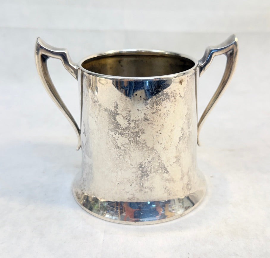 Vintage Armor Silver Plate Sugar and Creamer 3 Piece Set