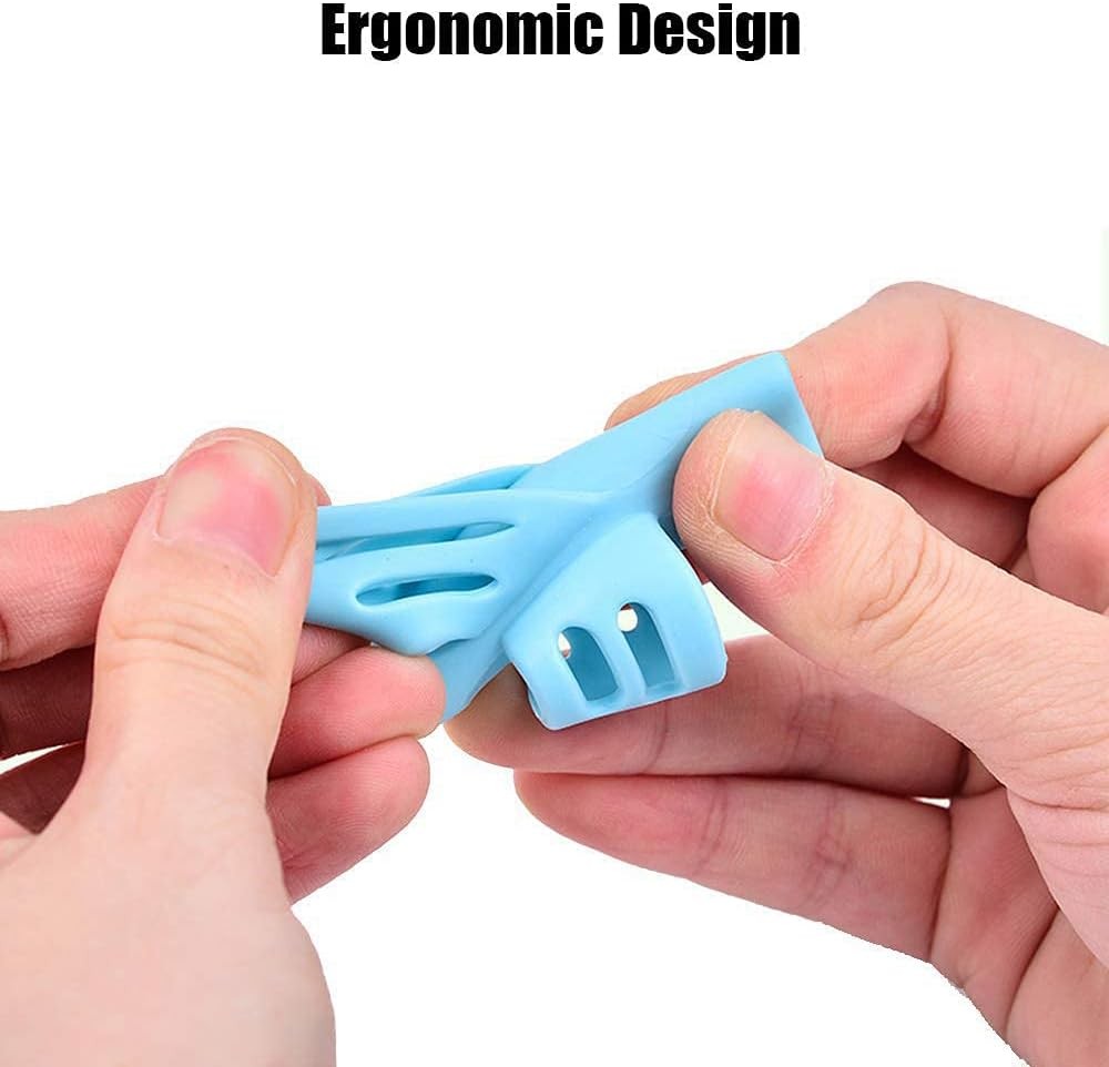 3 Pack Pencil Grips for Kids Handwriting, Pencil Gripper Pencil Holder for Toddl