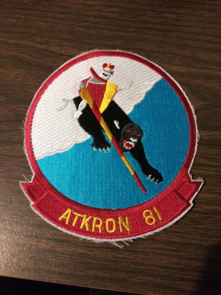 US Navy 81st Attacker/Fighter Squadron 4.5" x 5" Patch