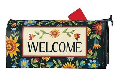 Floral Fall Pineapple Mailbox Cover