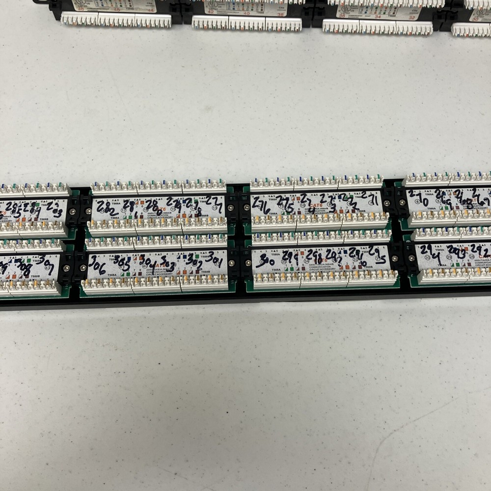 Patch Panel, Cat 5E, 2U, 48 Port