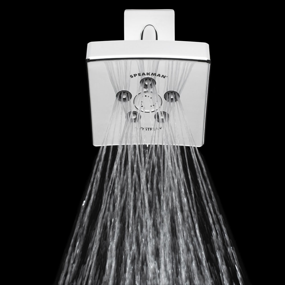 Speakman S-3021 Chrome Kubos 2.5 Gpm Multi Function Shower Head