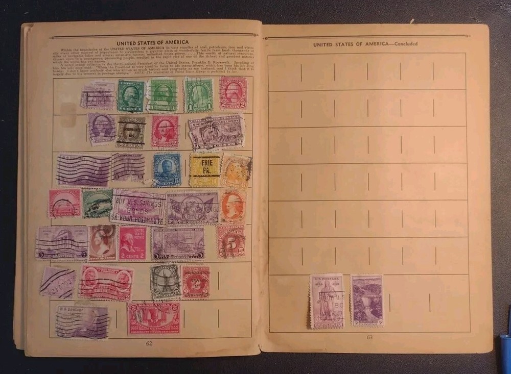 Discoverer Album Stamp Collector's Book