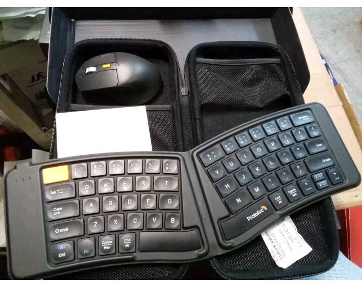 PROTOARC XKM03 FOLDABLE KEYBOARD AND MOUSE COMBO OPEN BOX