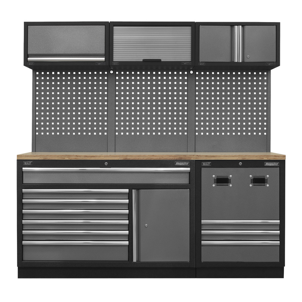 Sealey APMSSTACK14W Modular Storage System Combo Pressed Wood Worktop