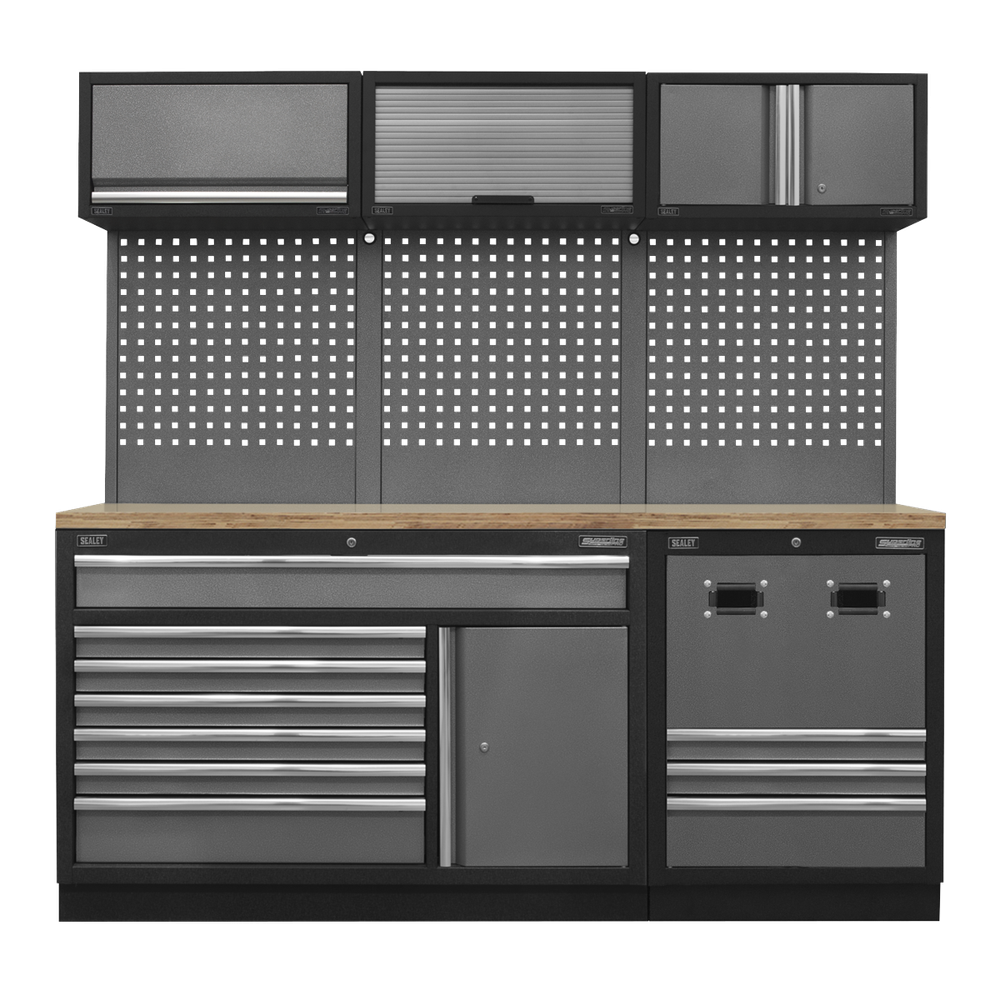Sealey APMSSTACK14W Modular Storage System Combo Pressed Wood Worktop