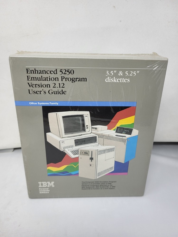 IBM Enhanced 5250 Emulation Program Version 2.12 User's Guide w/Disks New/Sealed