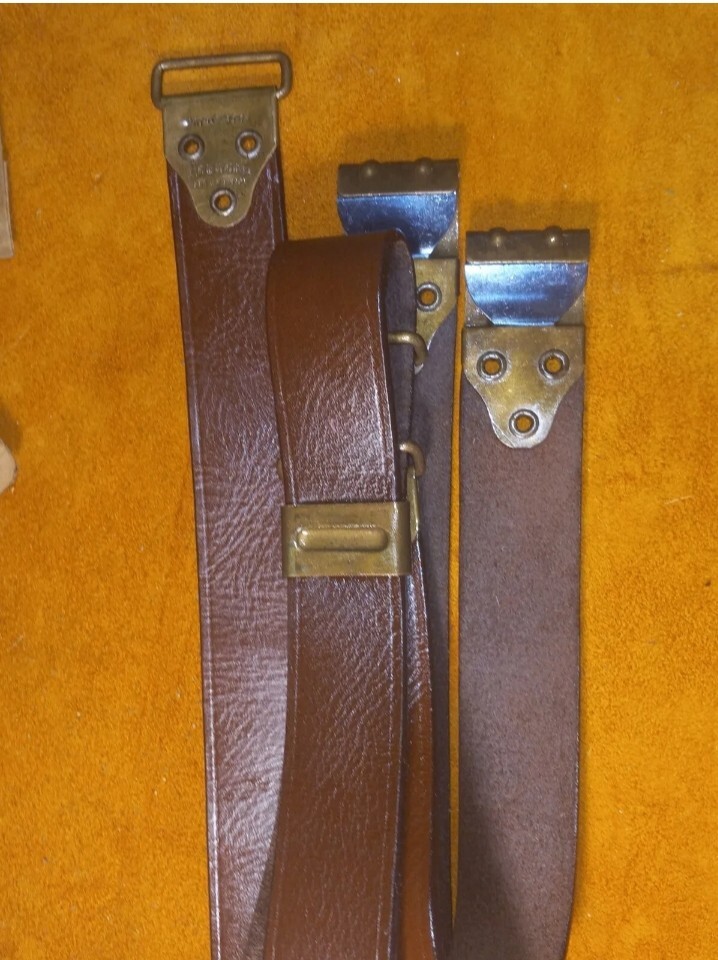 M1 Garand M1C M1D Kerr Leather Sling No Buckle
