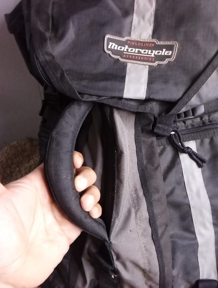 Fieldline Motorcycle All Weather Black Backpack