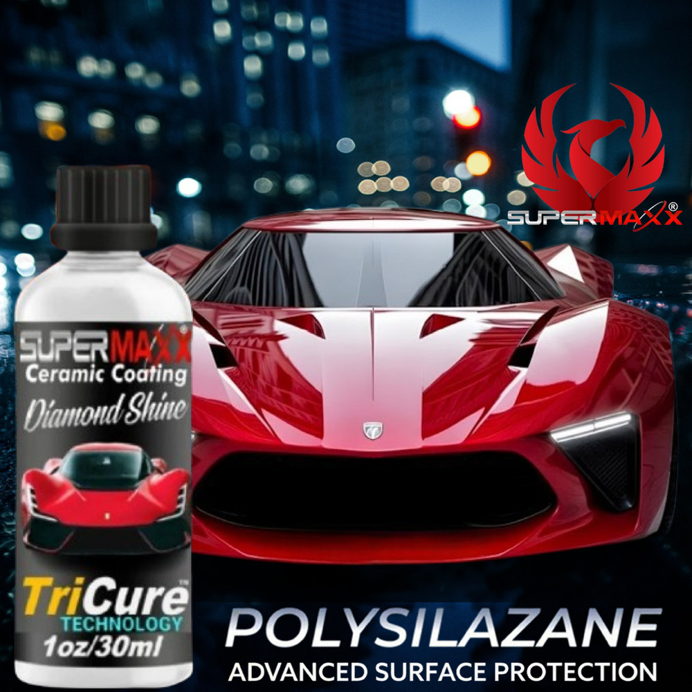 CERAMIC CAR COATING POLYSILAZANE "TRICURE TECHNOLOGY" ADVANCED PAINT "PROTECTION