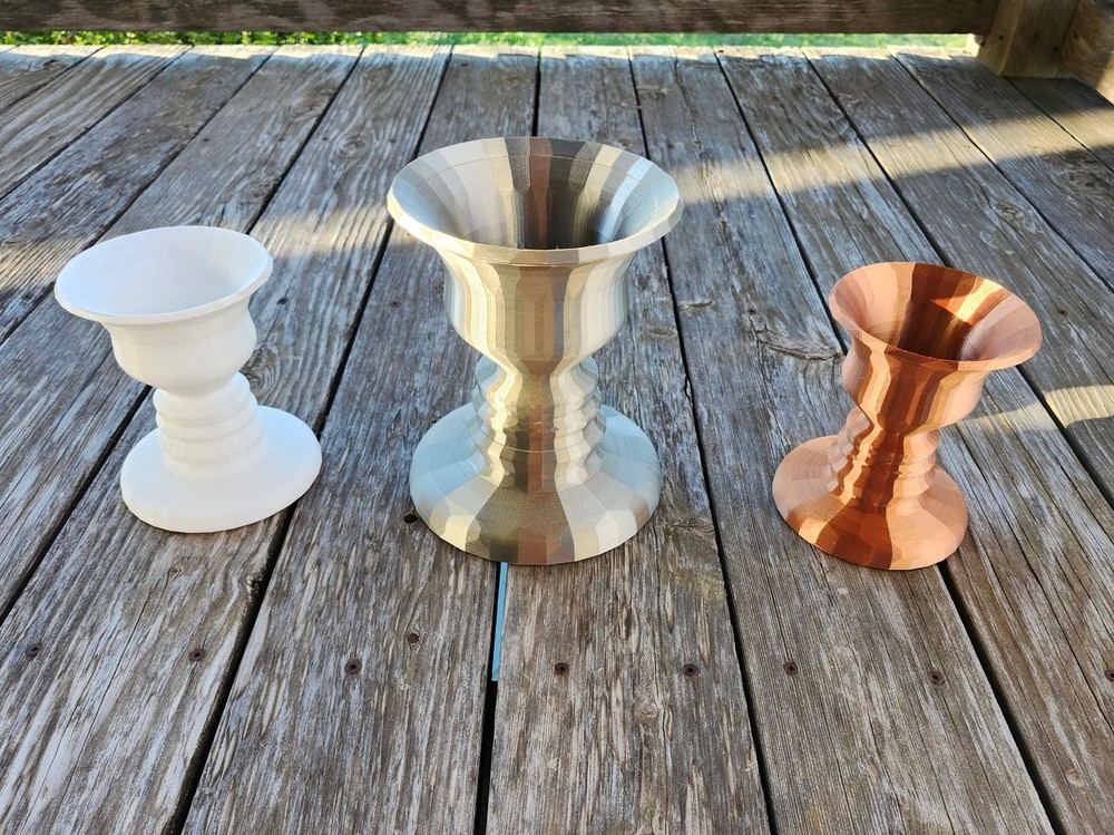 3D Victorian Face Vase - Large