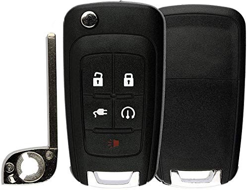 Keyless Entry Car Remote Start Flip Key Fob Shell Case Button Pad Outer Cover