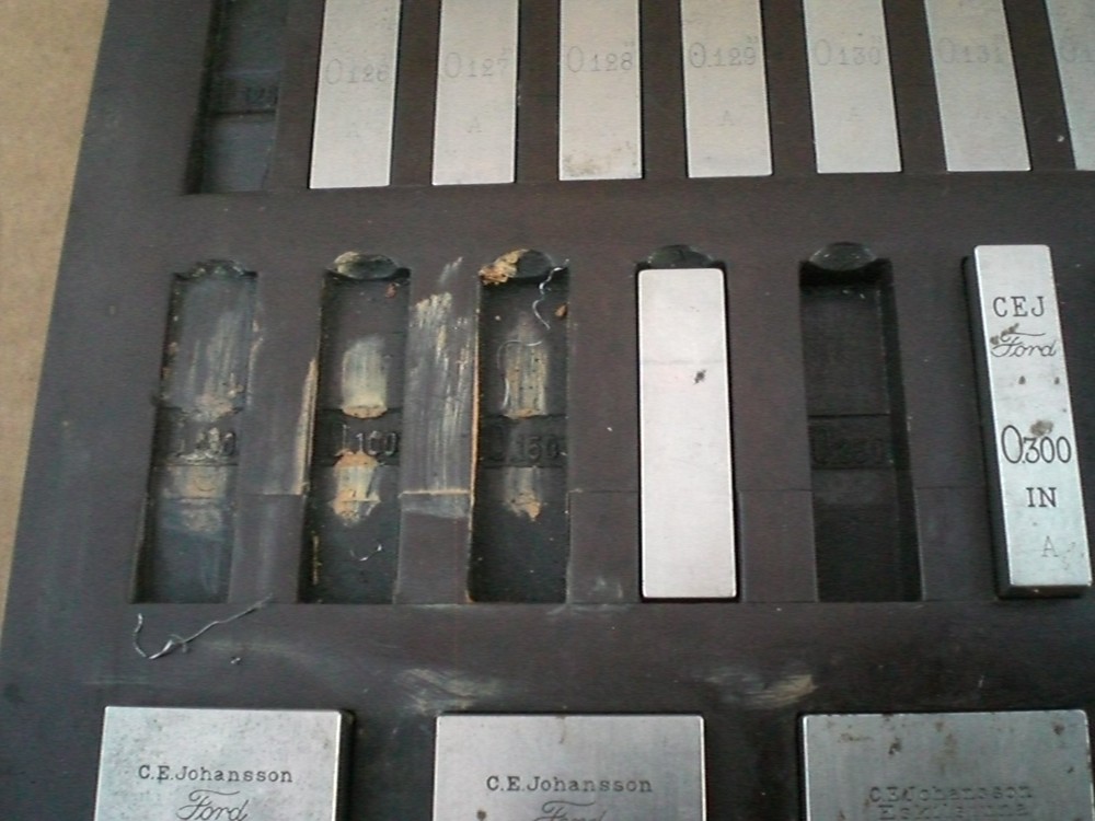 Vintage Johansson Gage Block Set
