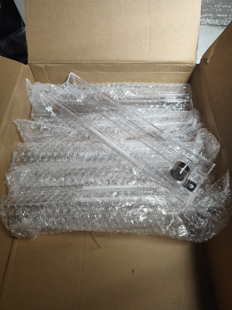 7pcs Snus Display Organizer System Shelf Pusher，Automatic Spring-Loaded Round