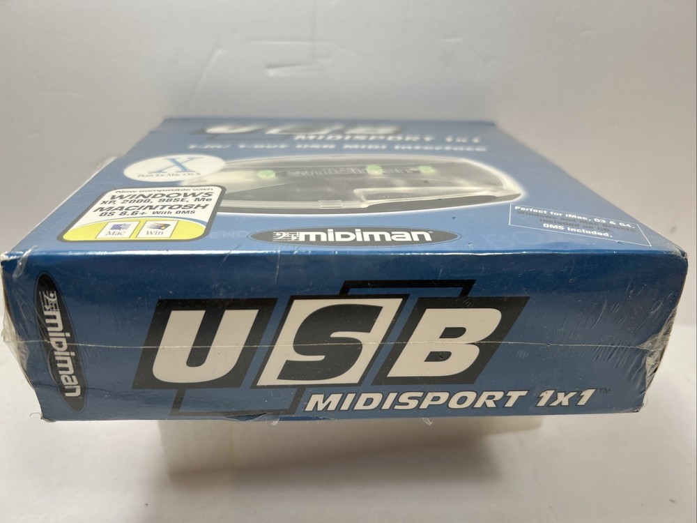 Midiman USB MIDISPORT 1x1 USB MIDI Interface For Windows & Mac OS X