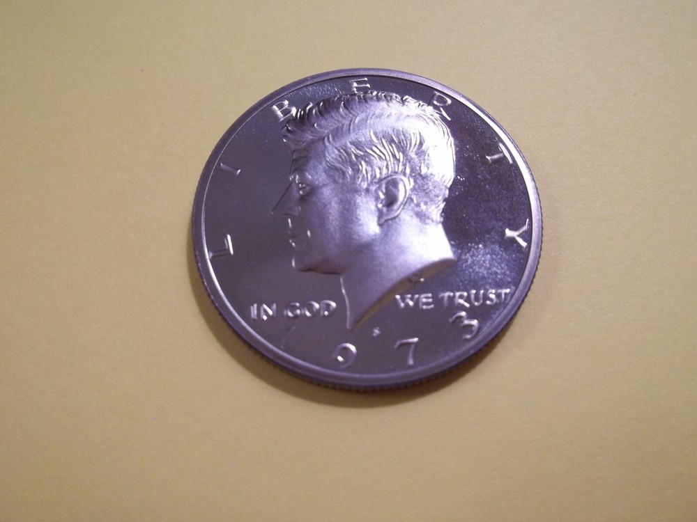 1973 "S" Gem Proof Kennedy Half Dollar Clad from Proof Set