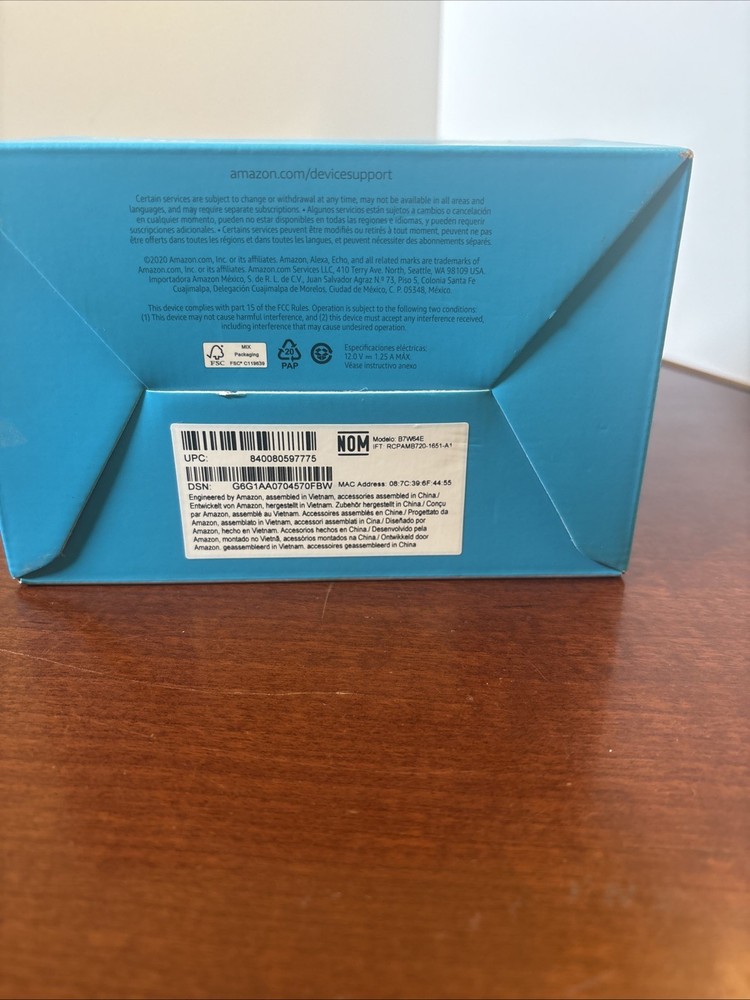 Amazon Echo Dot (4th Gen.) Smart Speaker - Charcoal