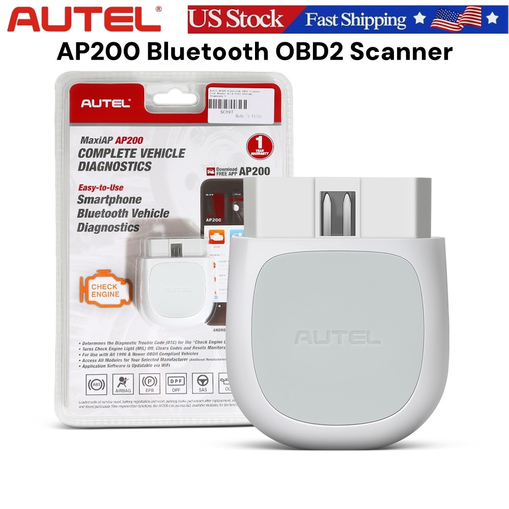 Autel MaxiAP AP200 OBD2 Code Reader with Full System Diagnoses AutoVIN IMMO Tool