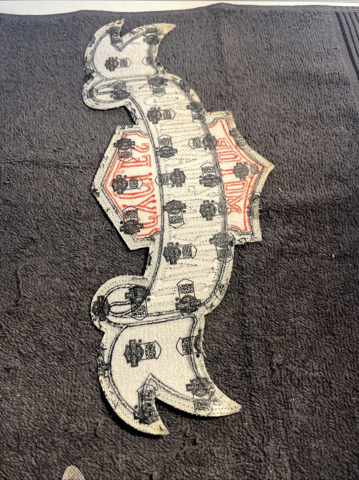 Harley Davidson Embroidery Iron On Patches Set Of 2