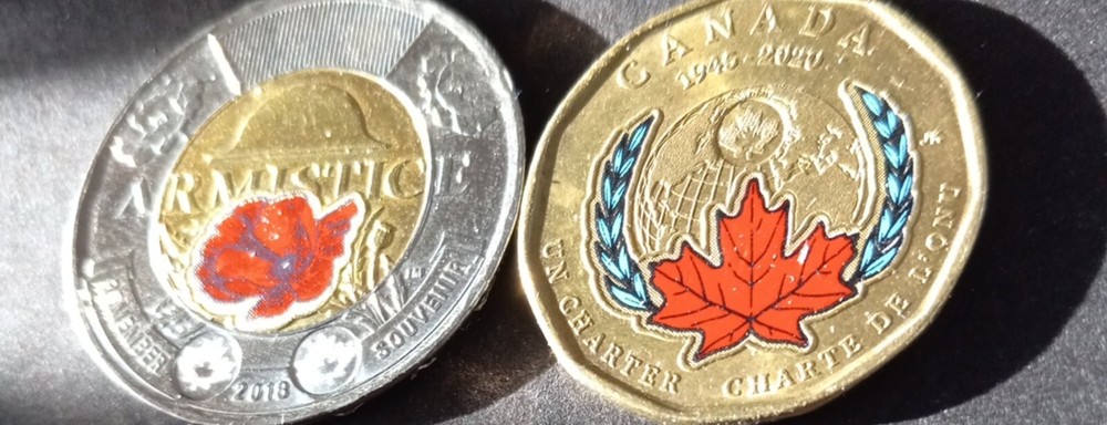 $2 Armistice + $1 UN Charter...limited edition, almost uncirculated