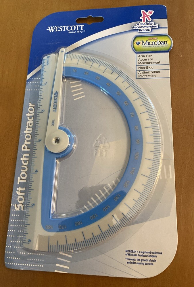 Westcott Soft Touch Protractor Item #14376