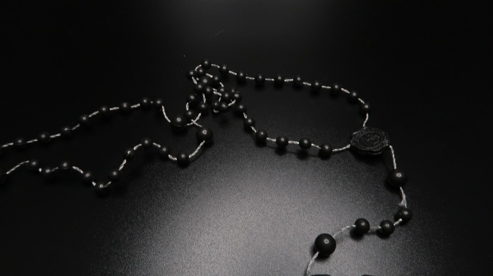 Cheap Black Plastic Rosary