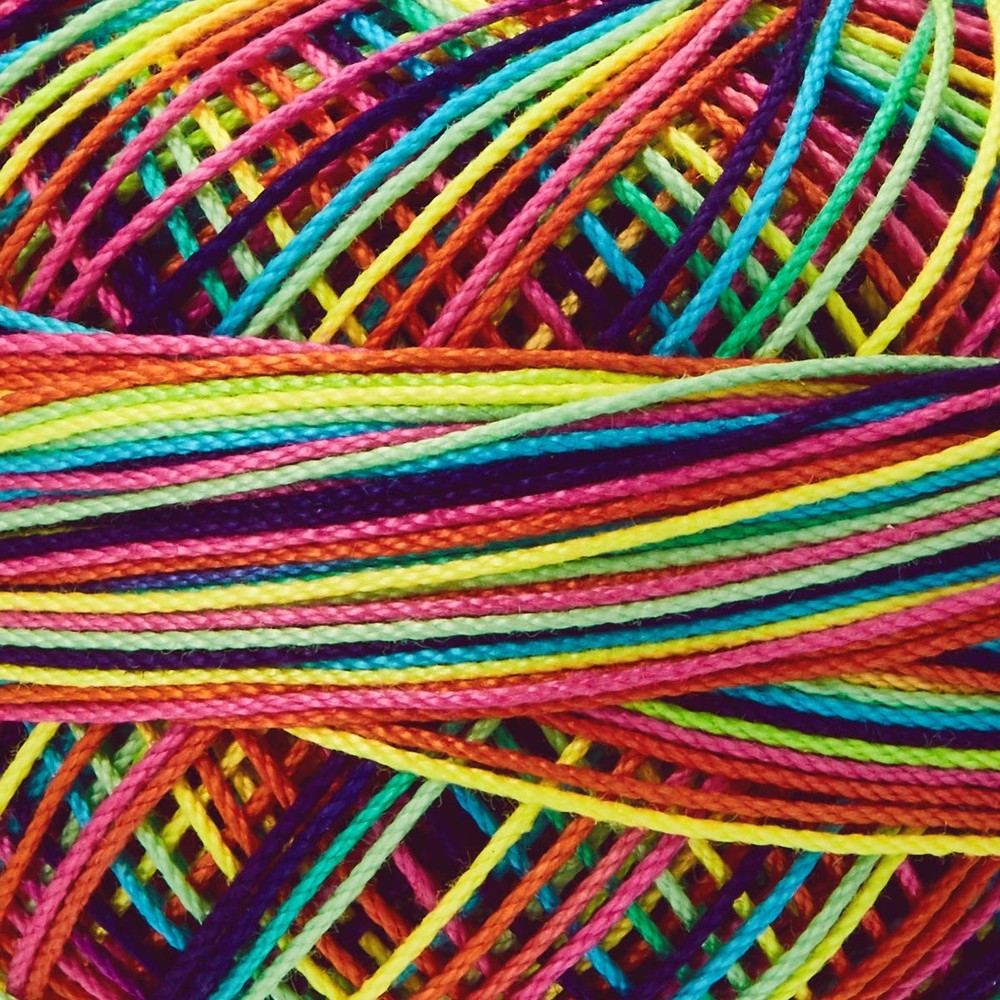 Handy Hands HH10184 Premium Cotton Thread, Rainbow Splash