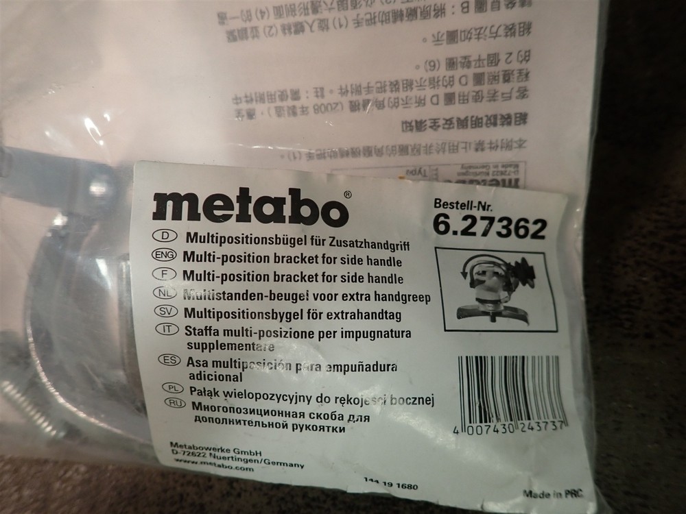 NEW Metabo 627362000 Multi-Position Bracket For Side Handle (BN494)