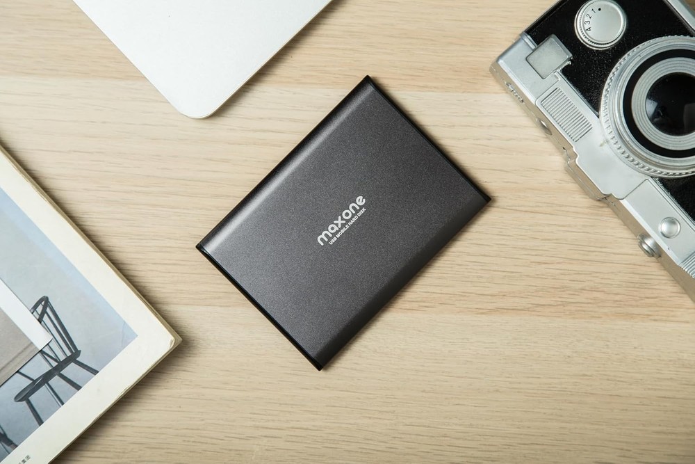 Durable 500GB External Hard Drive - Ultra Thin, High-Speed USB 3.0 Performance