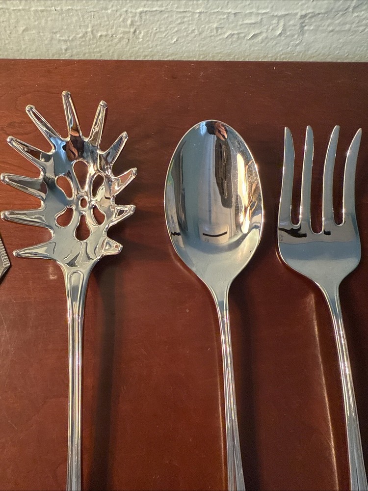5 Pc Lot Silver Plated Serving Pieces