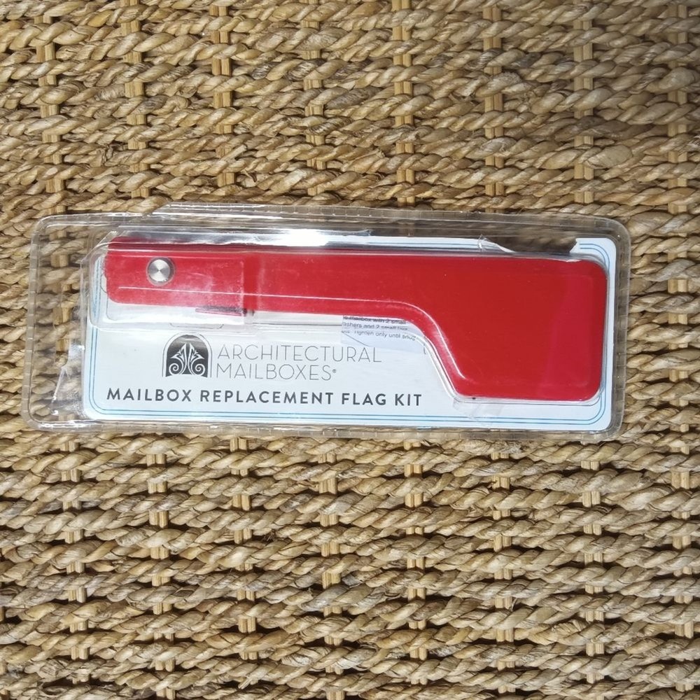Red Metal Mailbox Replacement Flag Kit Architectural Mailboxes Craft Project