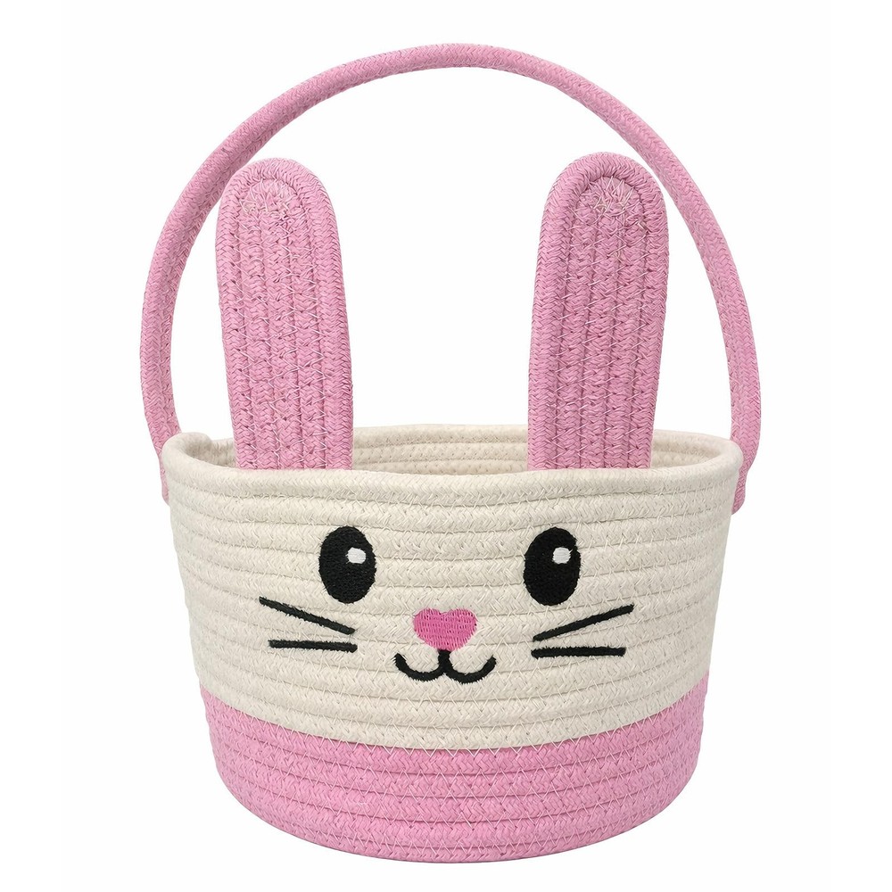 Easter Baskets for Kids, Easter Basket, Easter Bunny Baskets with Handle for ...