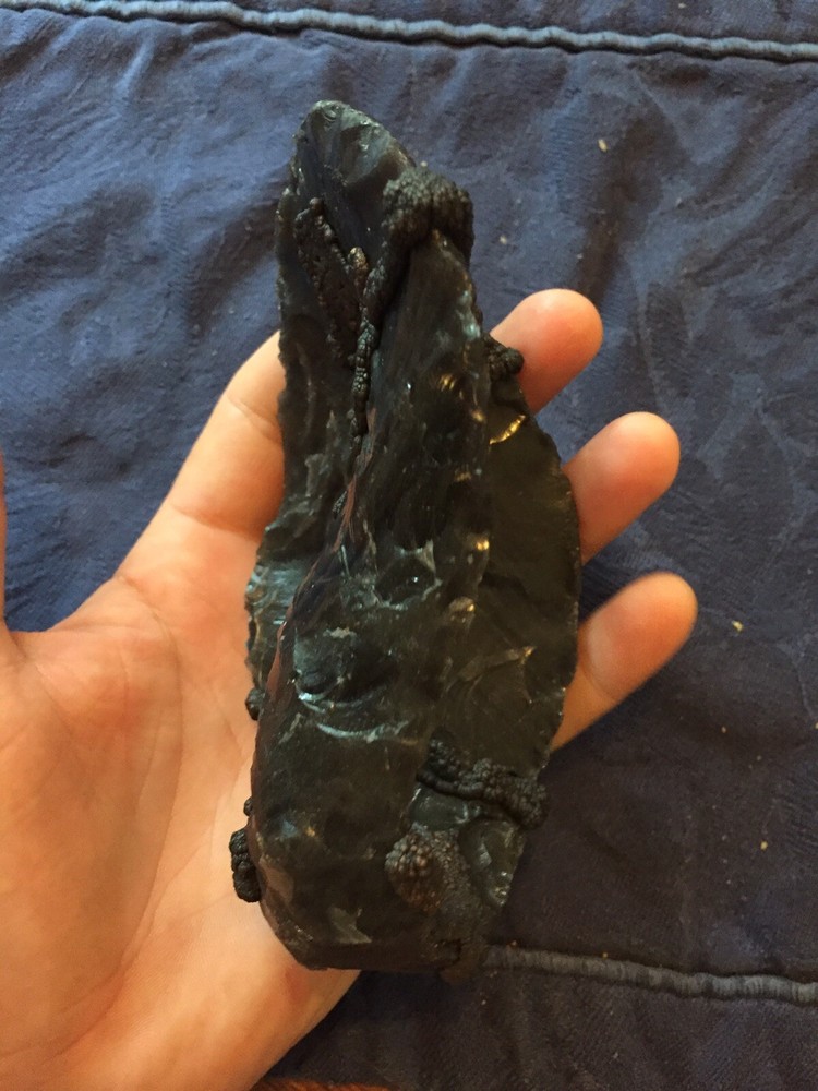 Möbius Strip, Obsidian And Copper