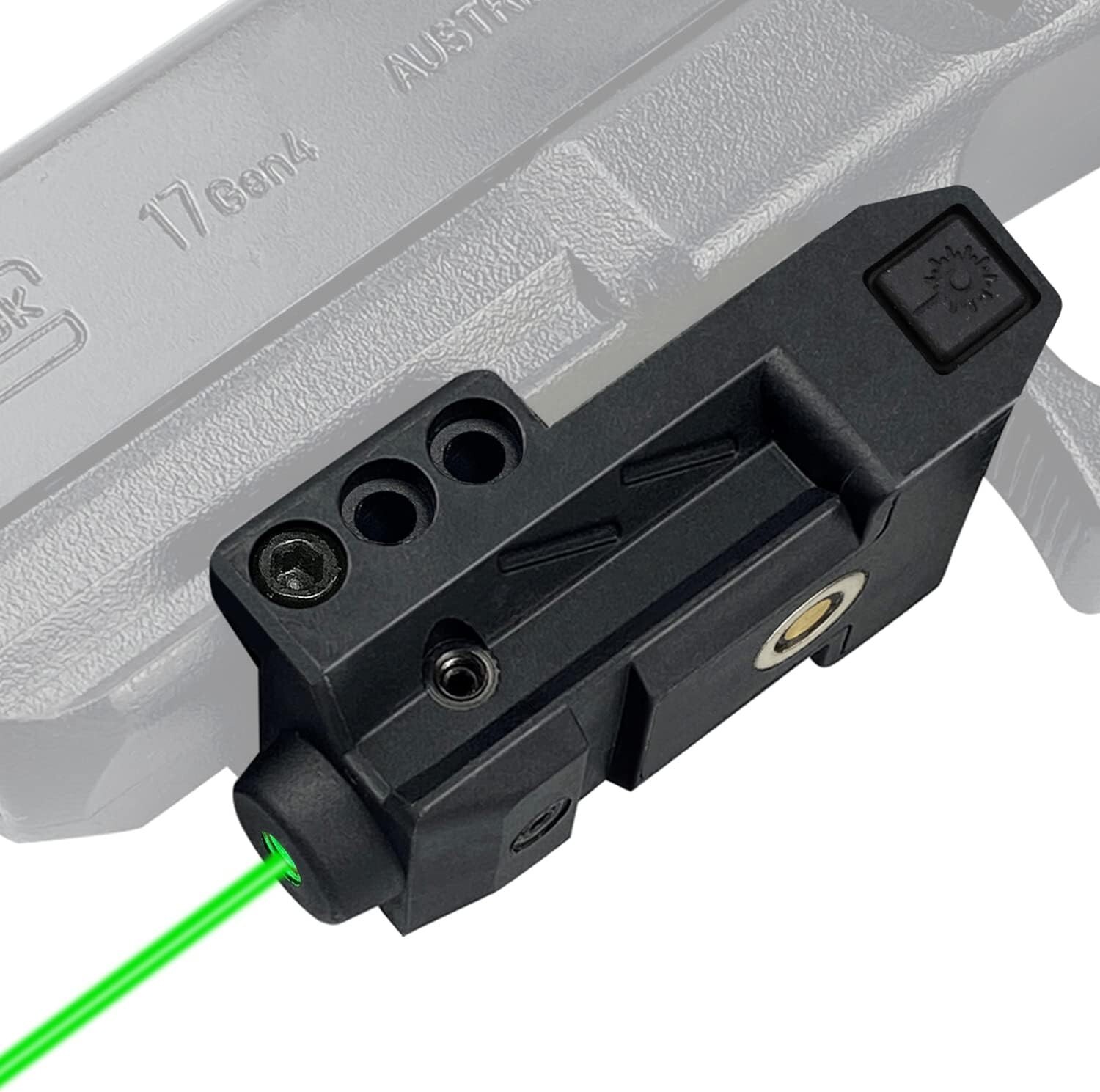 SOLOFISH Low Profile Green Laser Sight Magnetic Rechargeable Picatinny Pistol