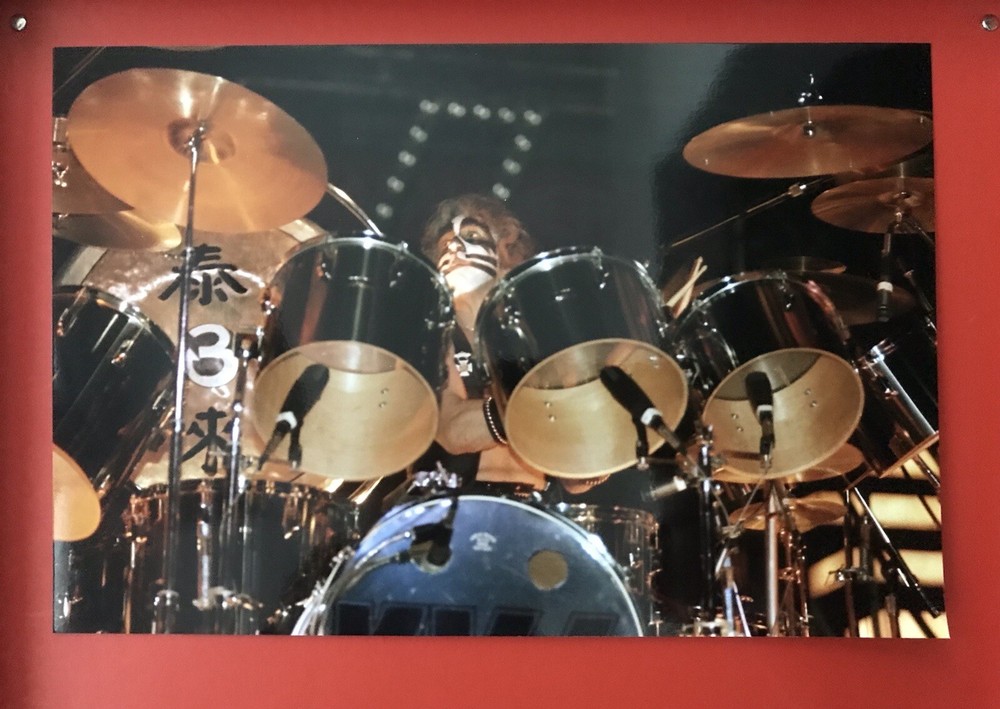 KISS RARE 1977 1978 Peter Criss Love Gun Photo Alive 2 Only One Available