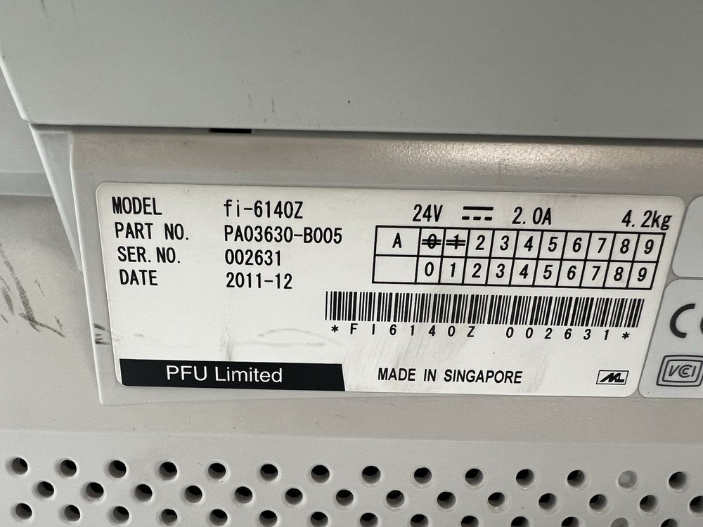 FUJITSU fi-6140Z Document Scanner