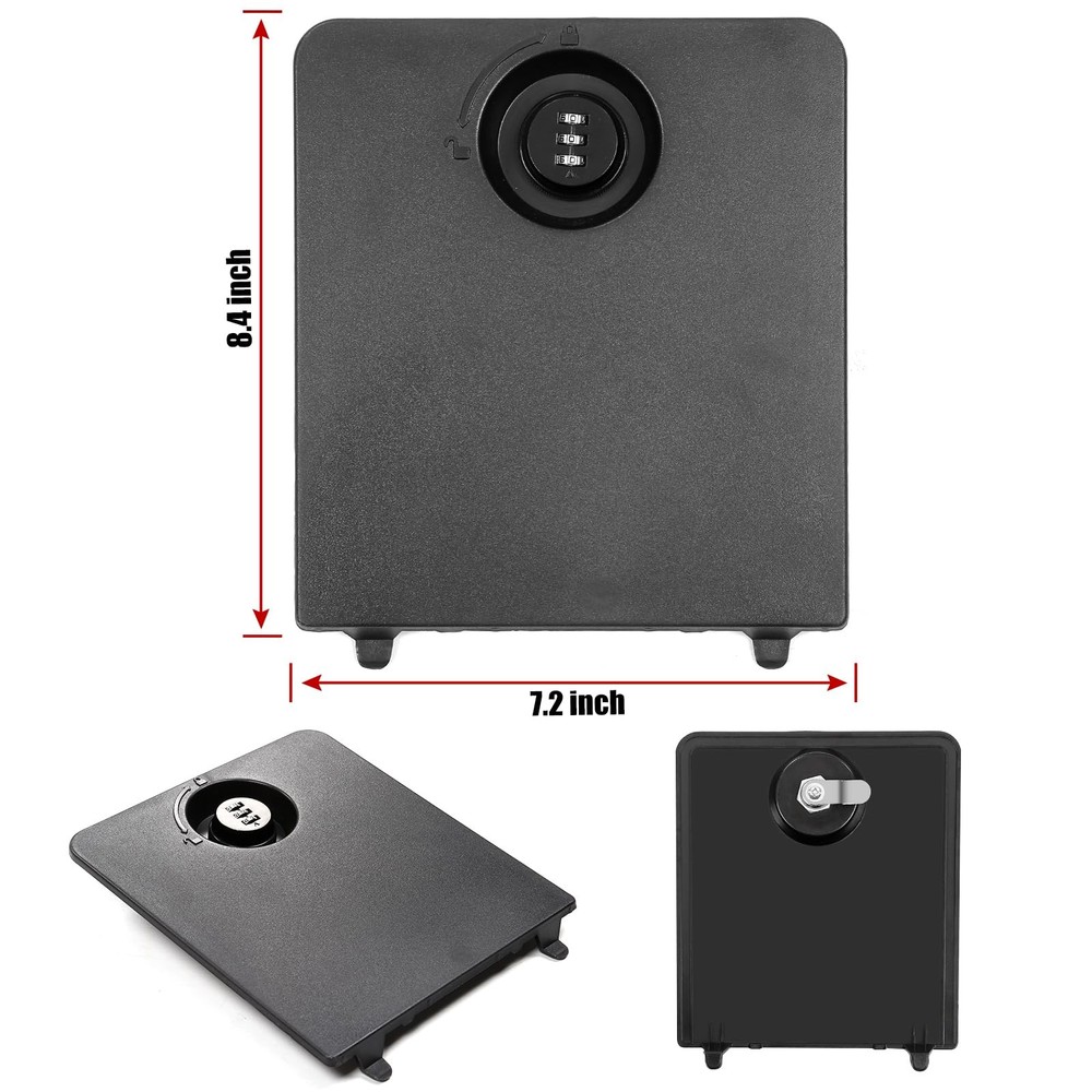 Mabett Bed Storage Bin Cover with Code Lock Compatible with Ford Maverick 202...