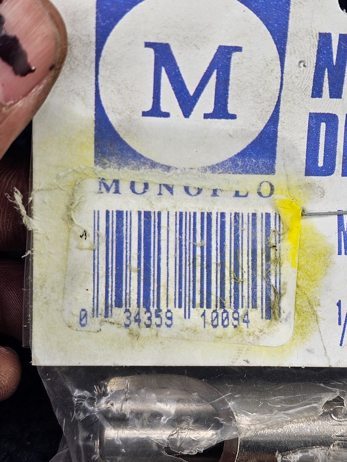 (QTY 3) MONOFLO 3511-02-000: 1/2" All Stainless Steel Nipple Drinker