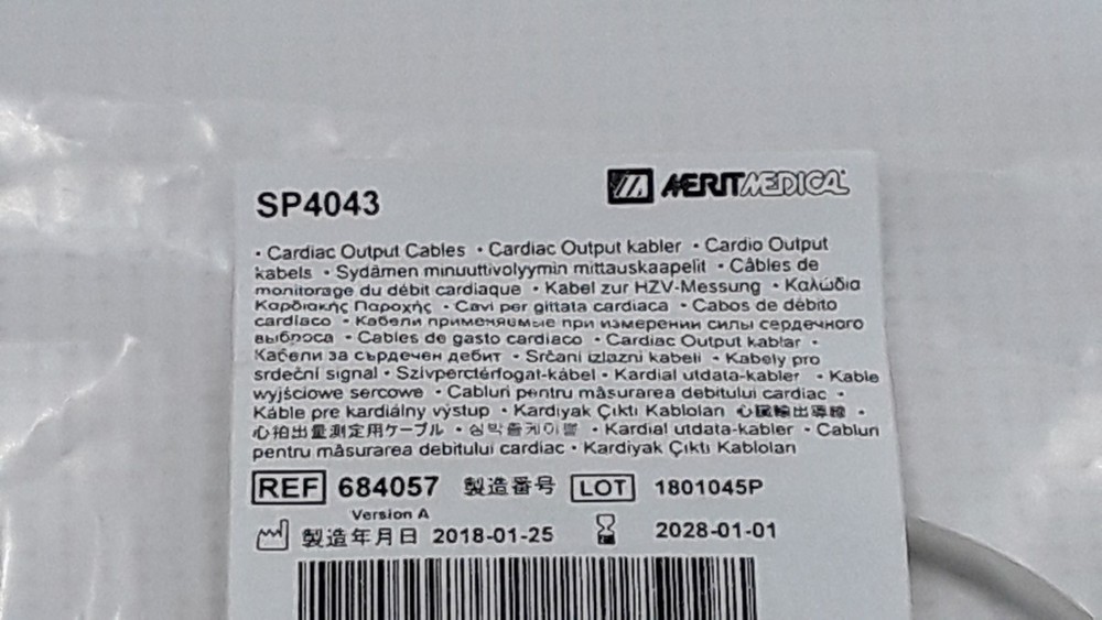 Drager Temp Probe Adapter Cable REF 5198333