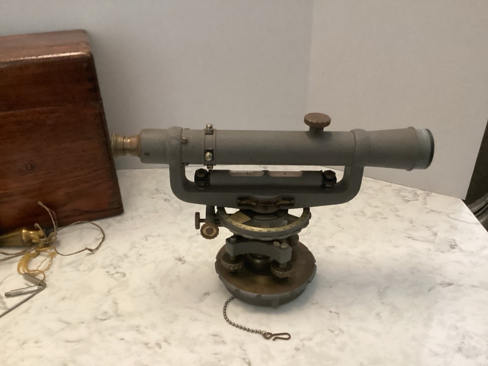 Antique David White  Transit Level Surveyors Tool  #8014