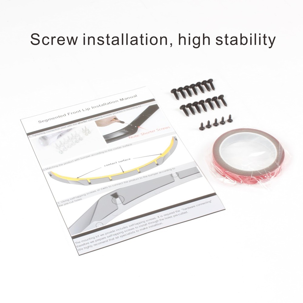 Front Bumper Lip Splitter Compatible with Chrysler Pacifica 2016-2020 Accesso...