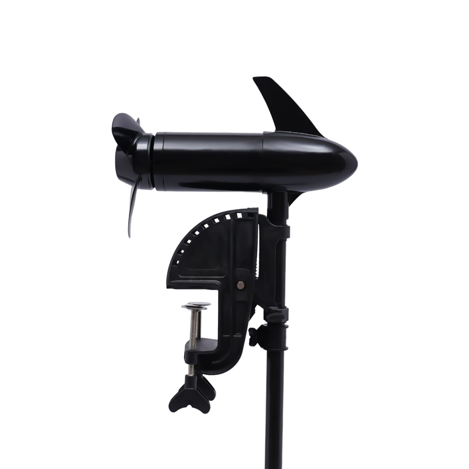 12V 80lbs Electric Trolling Motor Thrust Transom Mounted Fishing Boat Engine