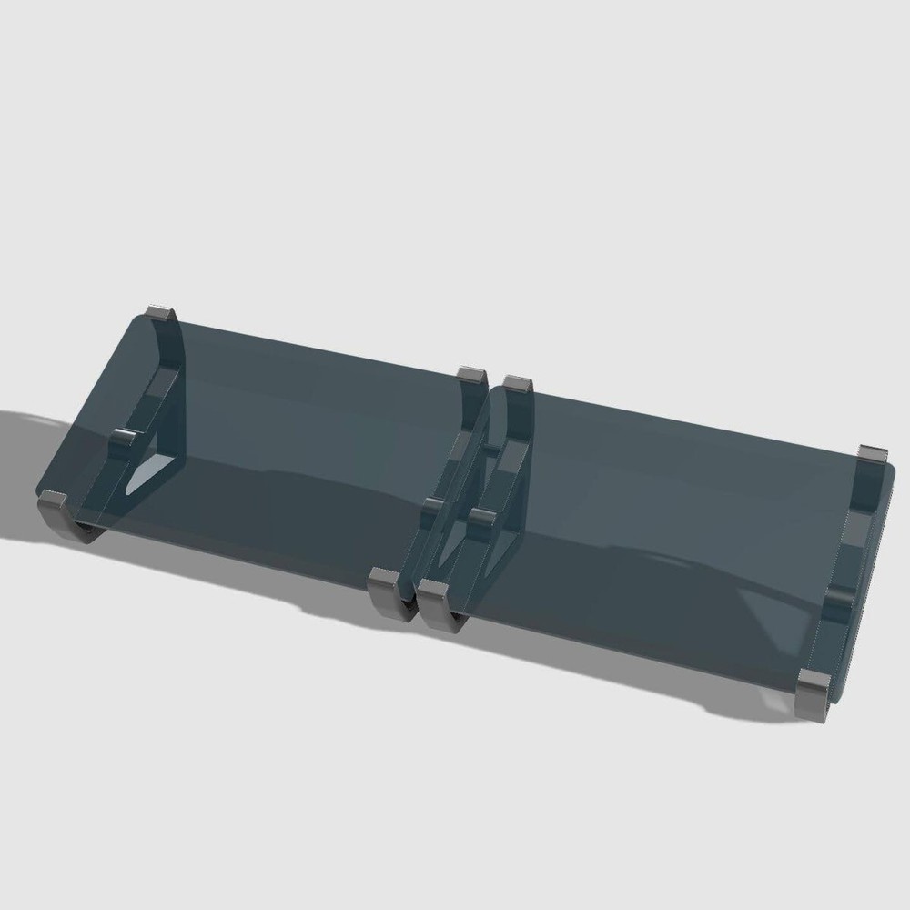 Stand for two “Elgato STREAMDECK XL” units placed horizontal side by side