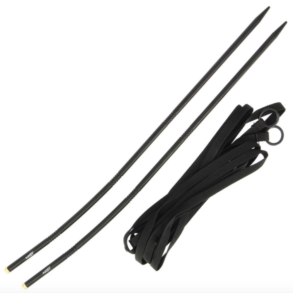 Distance Marker Measuring Sticks with Orange Tips 12ft String and Storage Case